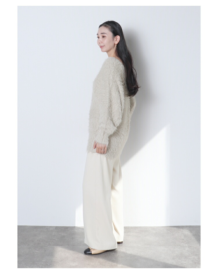 楽天市場】シャギーボートネックニット : MERI