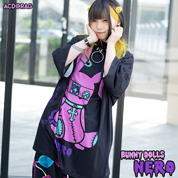 楽天市場】ネロ ヒュージTシャツ 半袖 パンク ロック V系 ファッション