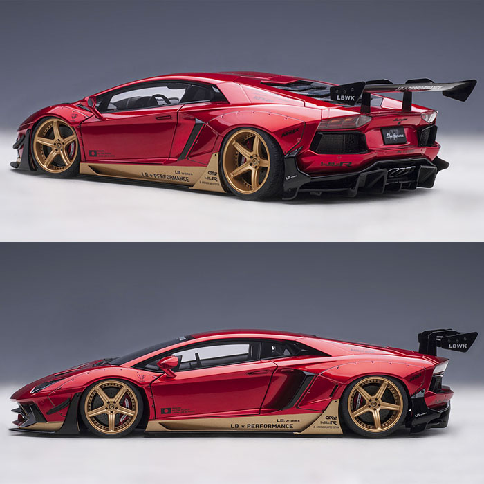 楽天市場】ミニカー 1/18 ランボルギーニ アヴェンタドール リミテッド