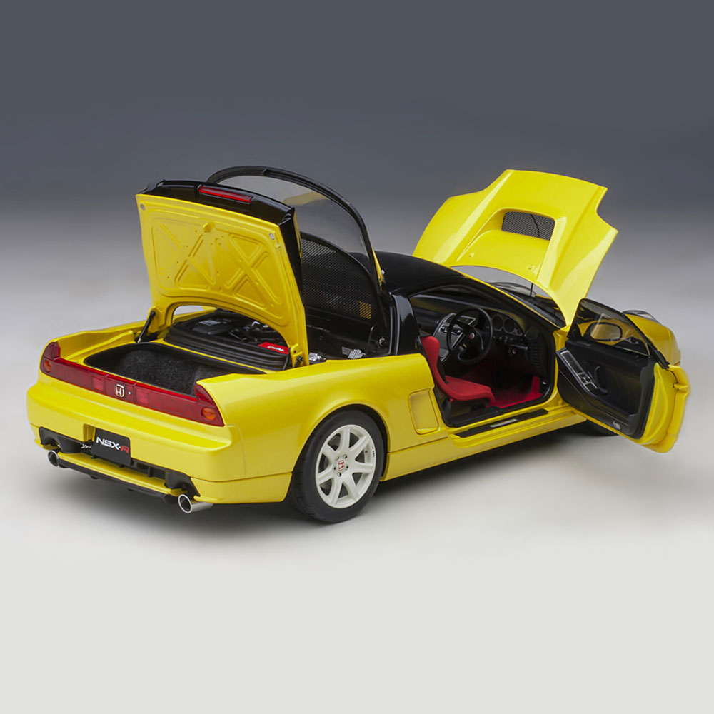 楽天市場】ミニカー 1/18 ホンダ NSX-R NA2 インディイエロー パール