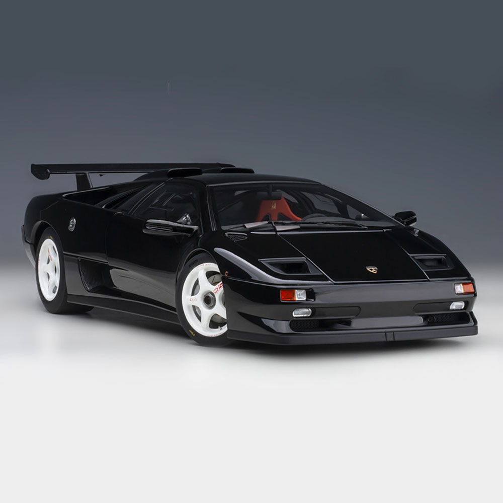 楽天市場】ミニカー 1/18 ランボルギーニ ディアブロ SV-R ブラック