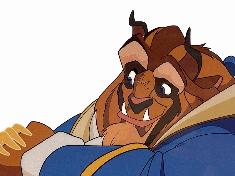 楽天市場】【レビュー特典付き】ディズニー セル画「美女と野獣」額縁2