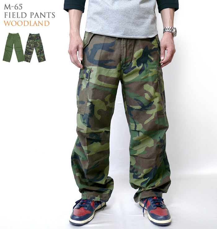 楽天市場】M-65 フィールドパンツ（ウッドランド）【レプリカ】-m65p62