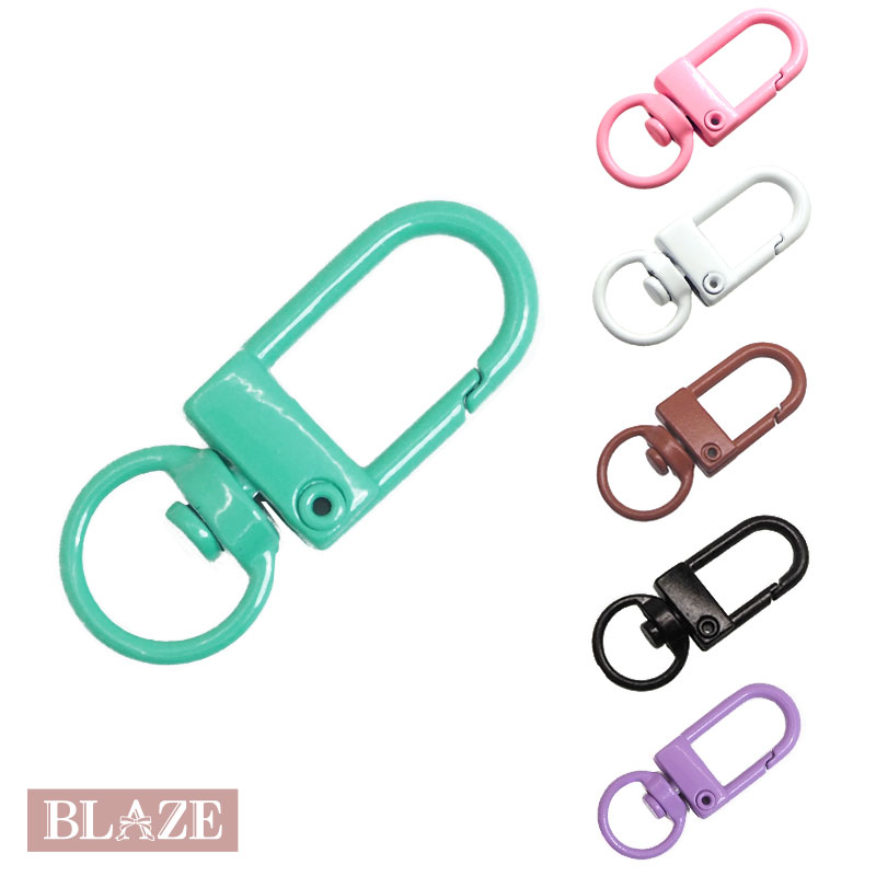 楽天市場】キーホルダー パーツ ナスカンタイプ カラフル カラー 縦