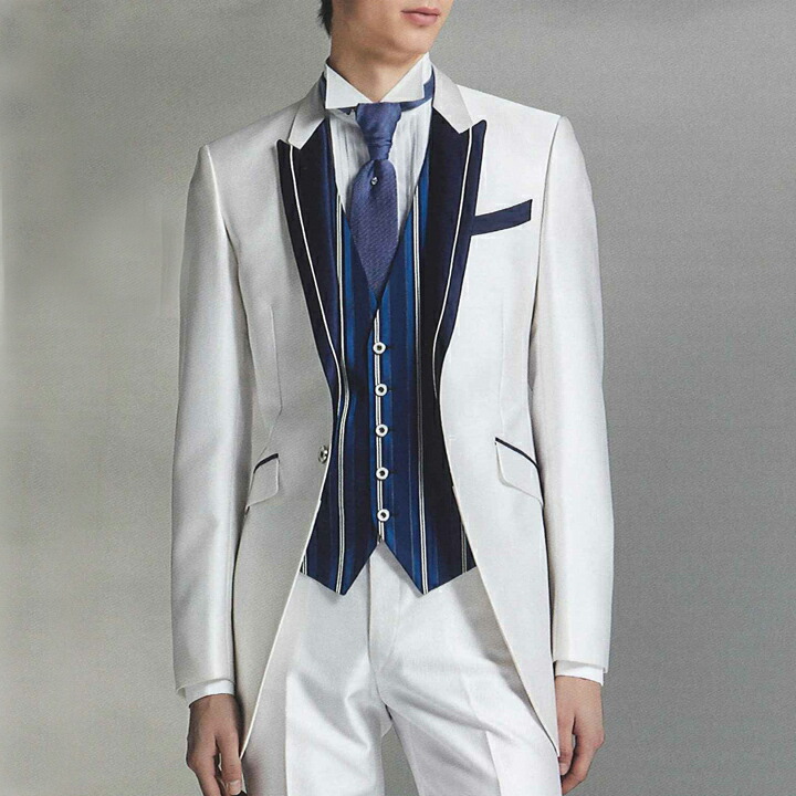 楽天市場】【レンタル】タキシード ホワイト（TX_M_20377） フォーマル