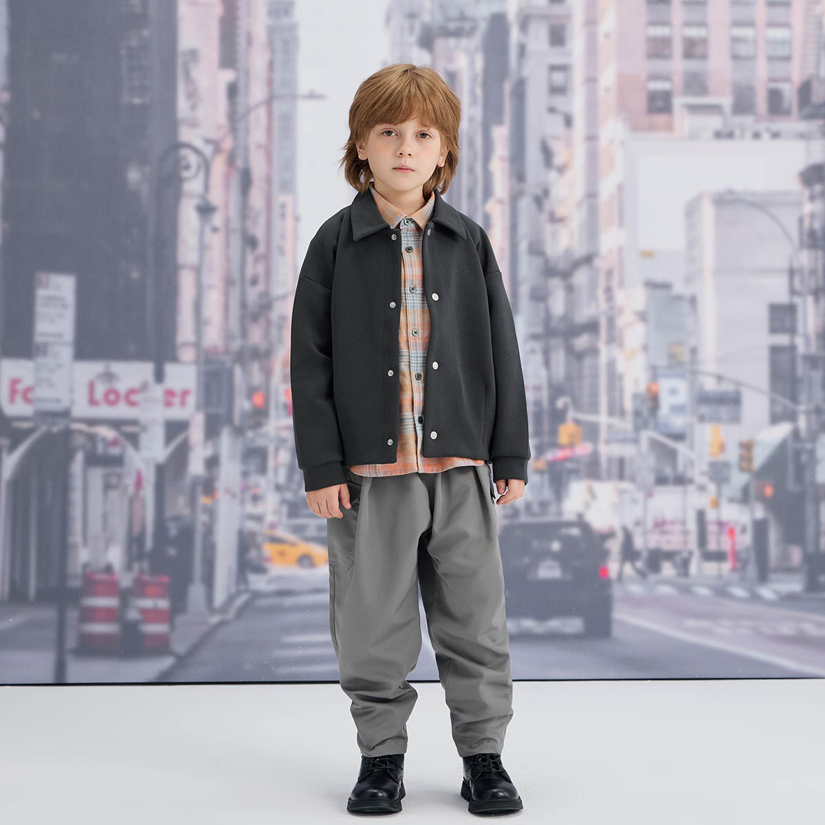 楽天市場】【30%OFF】《コンビミニ》ダンボールニット襟付きブルゾン