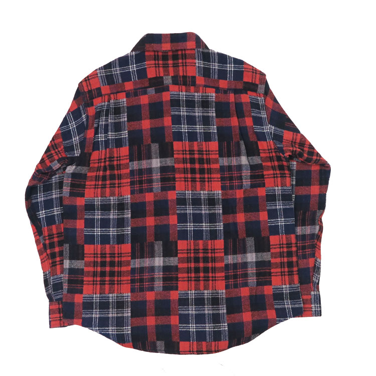 楽天市場】シュガーケーン SUGARCANE 長袖 パッチワーク チェック