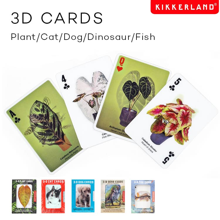 楽天市場】トランプ カード KIKKERLAND 3D Cards キッカーランド 3D