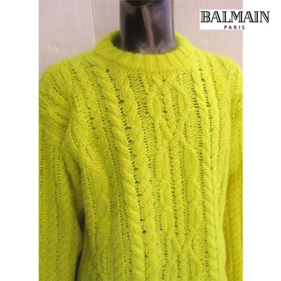 楽天市場】バルマン BALMAIN メンズ トップス ニット セーター ネオン