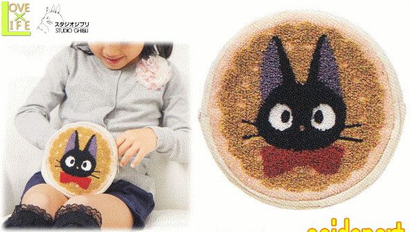 楽天市場】スタジオジブリ 魔女の宅急便 円形ポーチジジとクッキー