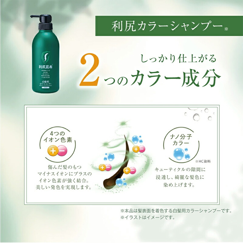 楽天市場】【スーパーSALE限定10%OFF】白髪用 利尻カラーシャンプー