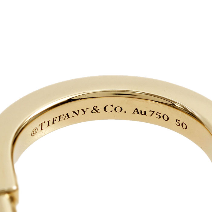 楽天市場】ティファニー TIFFANY&Co. ロックリング 750 YG 50 サイズ7