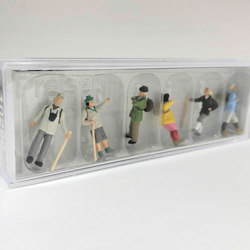 楽天市場】ハイカー（10290）【Preiser】【1/87】【ミニチュア