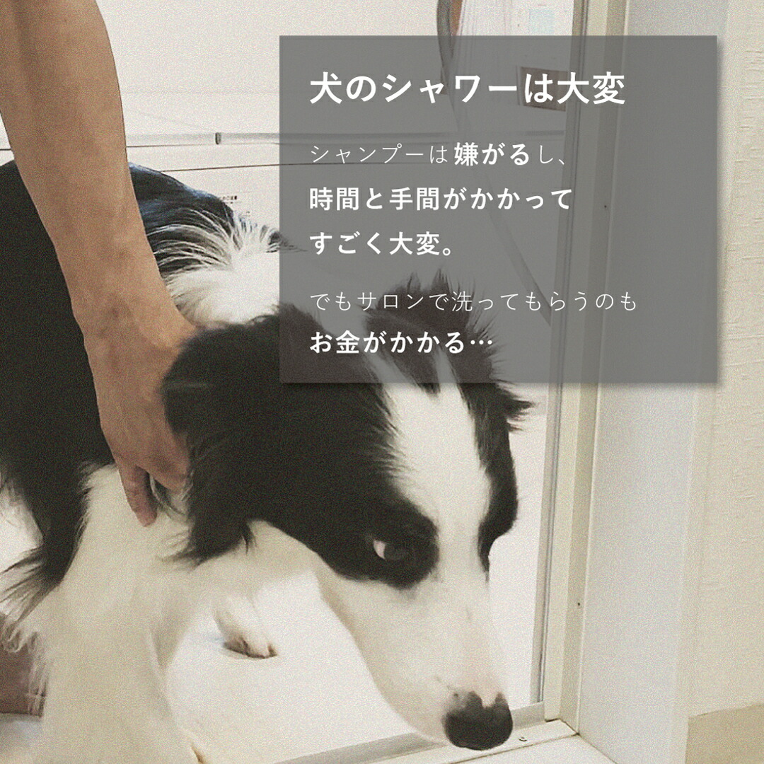 楽天市場】【セール！ 送料無料】自宅でワンちゃんのシャワーが簡単に