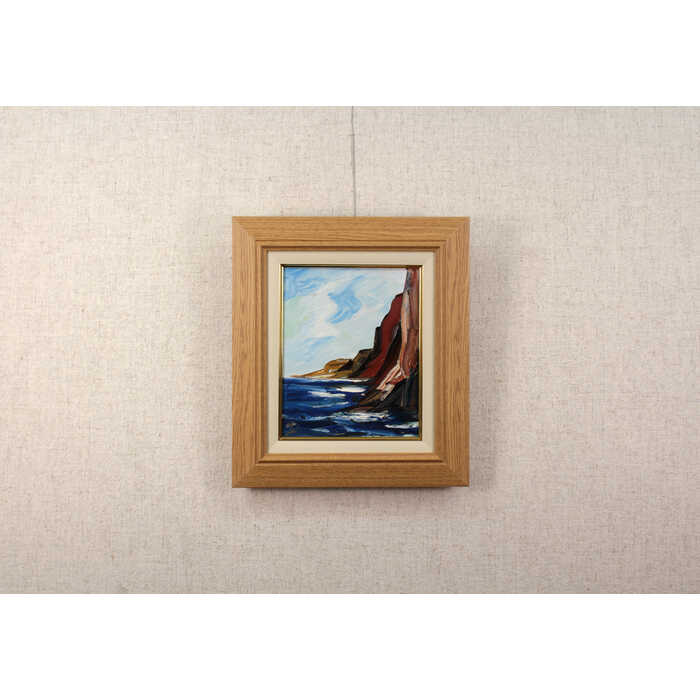 楽天市場】絵画 山本茂 油絵・油彩画 『断崖 』 崖 海 風景 一点物
