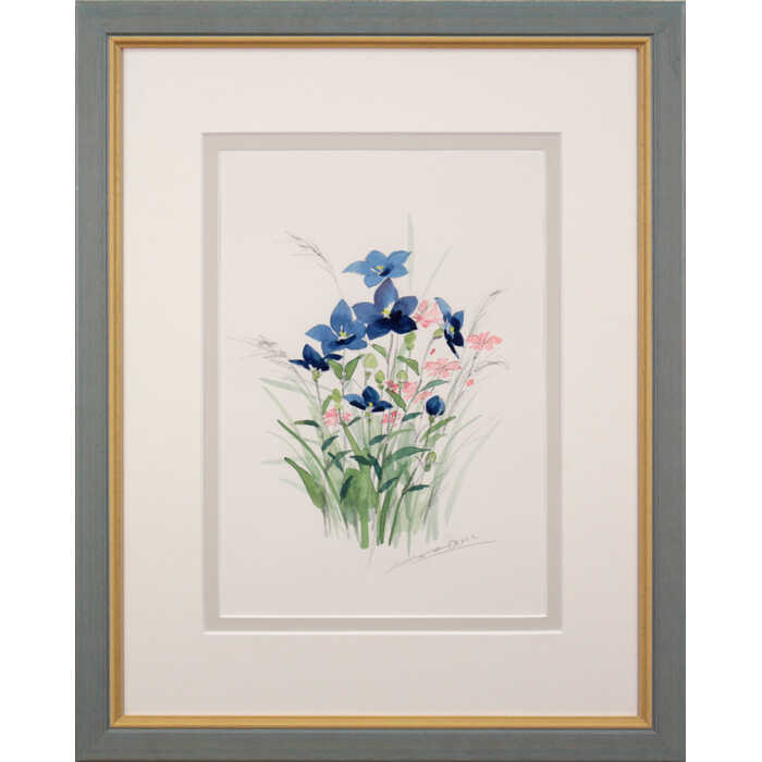 楽天市場】絵画 たかたのりこ 水彩画 『キキョウ』 花 明るい 一点物