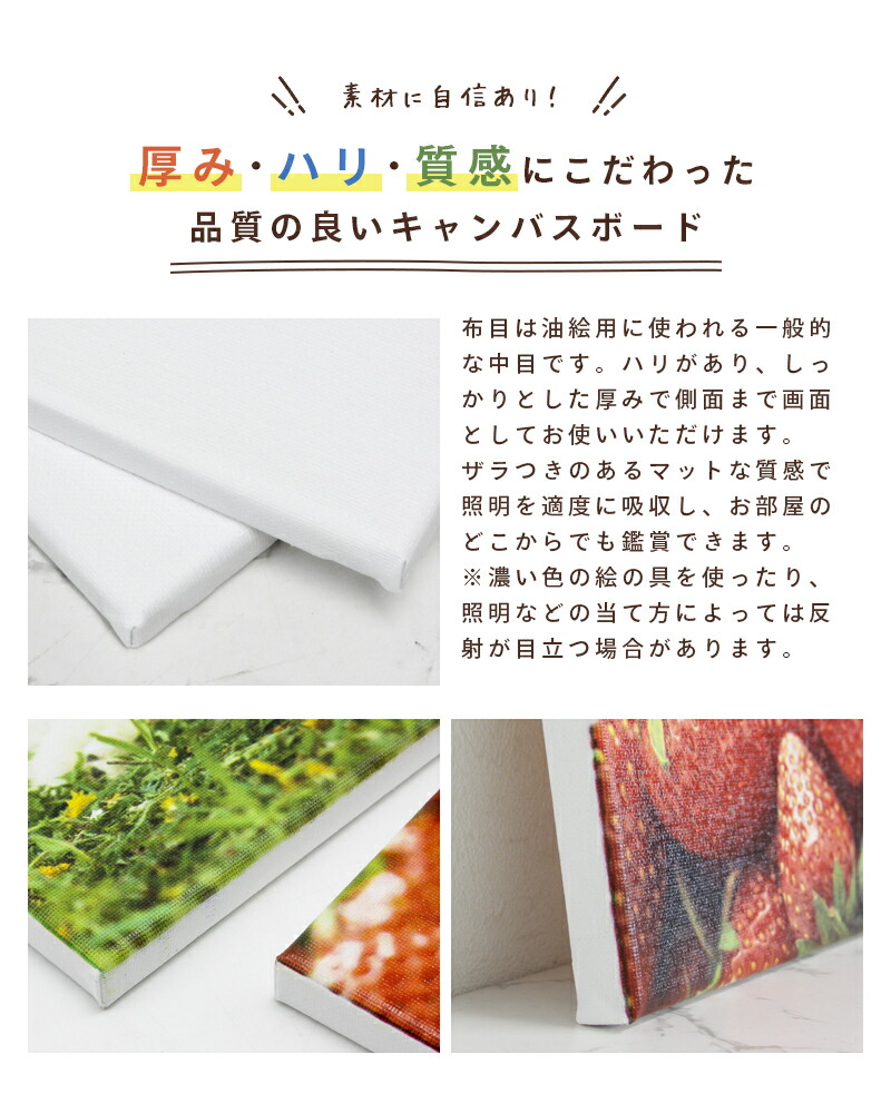 楽天市場】キャンバスボード 10枚セット 30cm×30cm 中目 張り