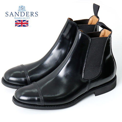楽天市場】SANDERS/サンダース MILITARY CAP TOE CHELSEA BOOT 1140B