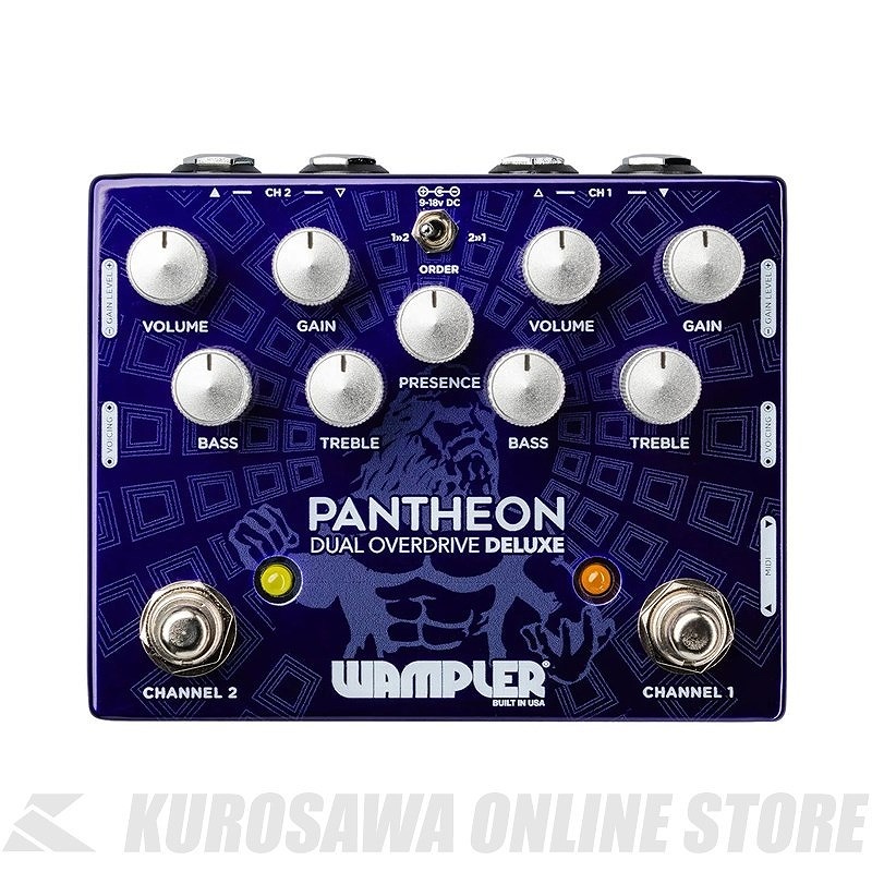 楽天市場】Wampler Pedals Pantheon Deluxe DUAL OVERDRIVE [オーバー