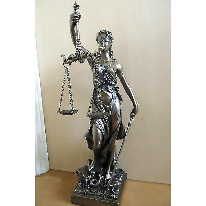 楽天市場】正義の女神 テミス 彫像 法律の正義を象徴する彫像 ブロンズ