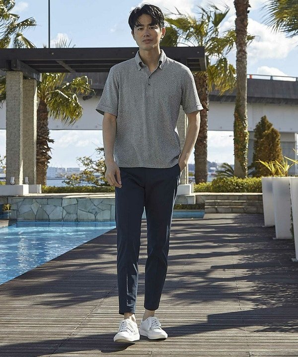MEN'S BIGI｜N/Cスラブストレッチスラックス | Rakuten Fashion(楽天