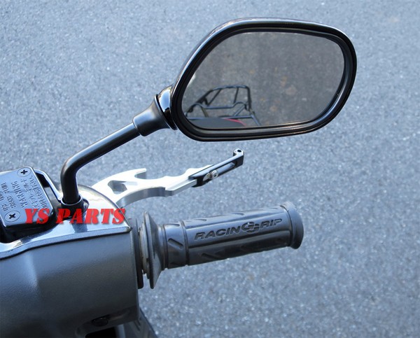 楽天市場】ショートミラーブラック8mm正ネジ ライブディオZXスーパー