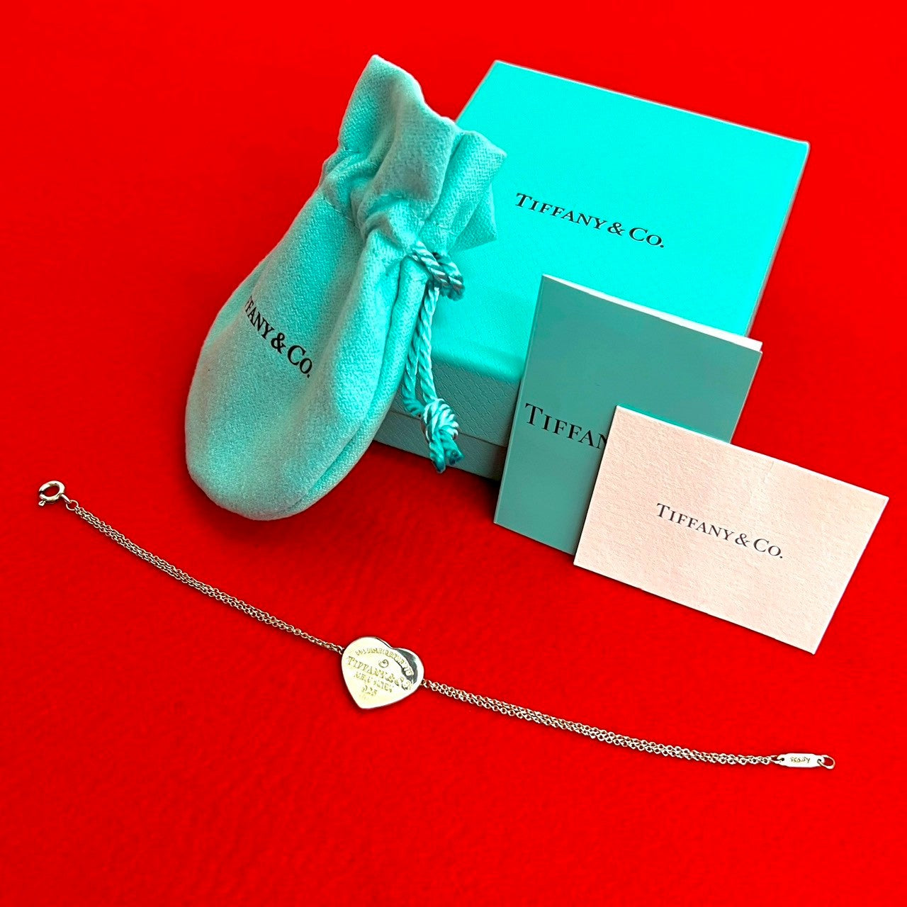 TIFFANY&Co. ティファニー リターントゥ ハートタグ ダブルチェーン