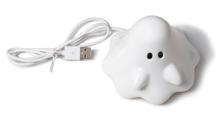 GID BIG BOO RAINBOW LAMP / おばけちゃん虹色ランプ｜UAMOU