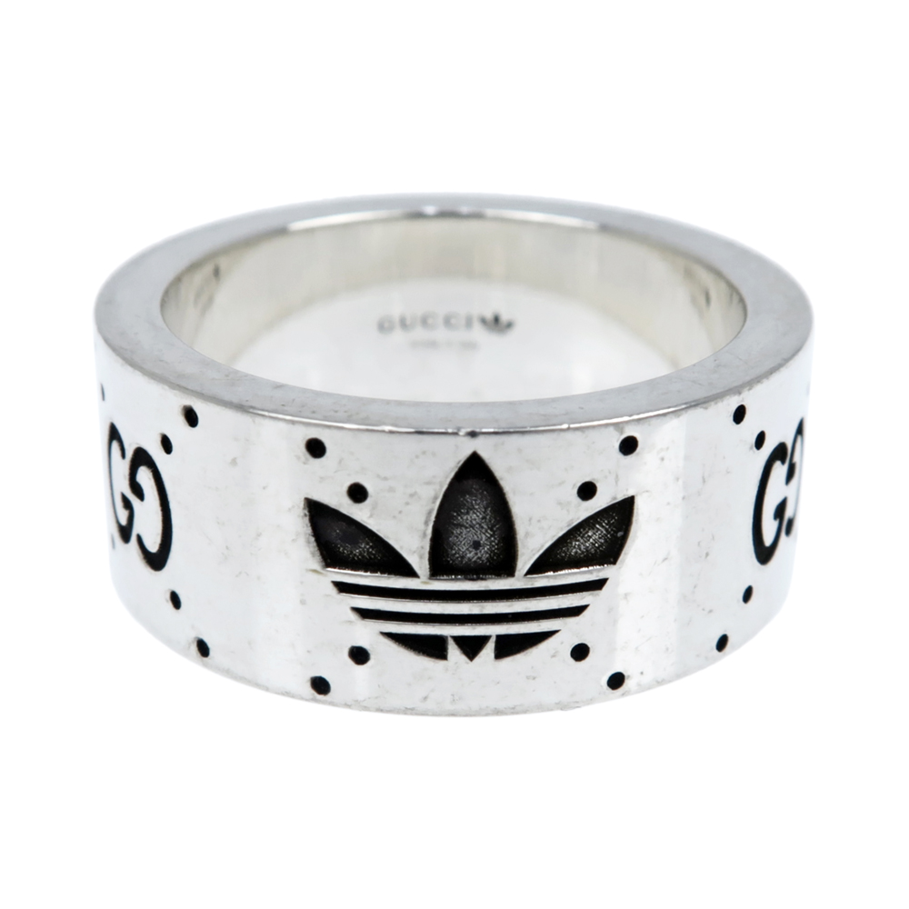 名東】【GUCCI】グッチ アディダス コラボ リング エングレービング