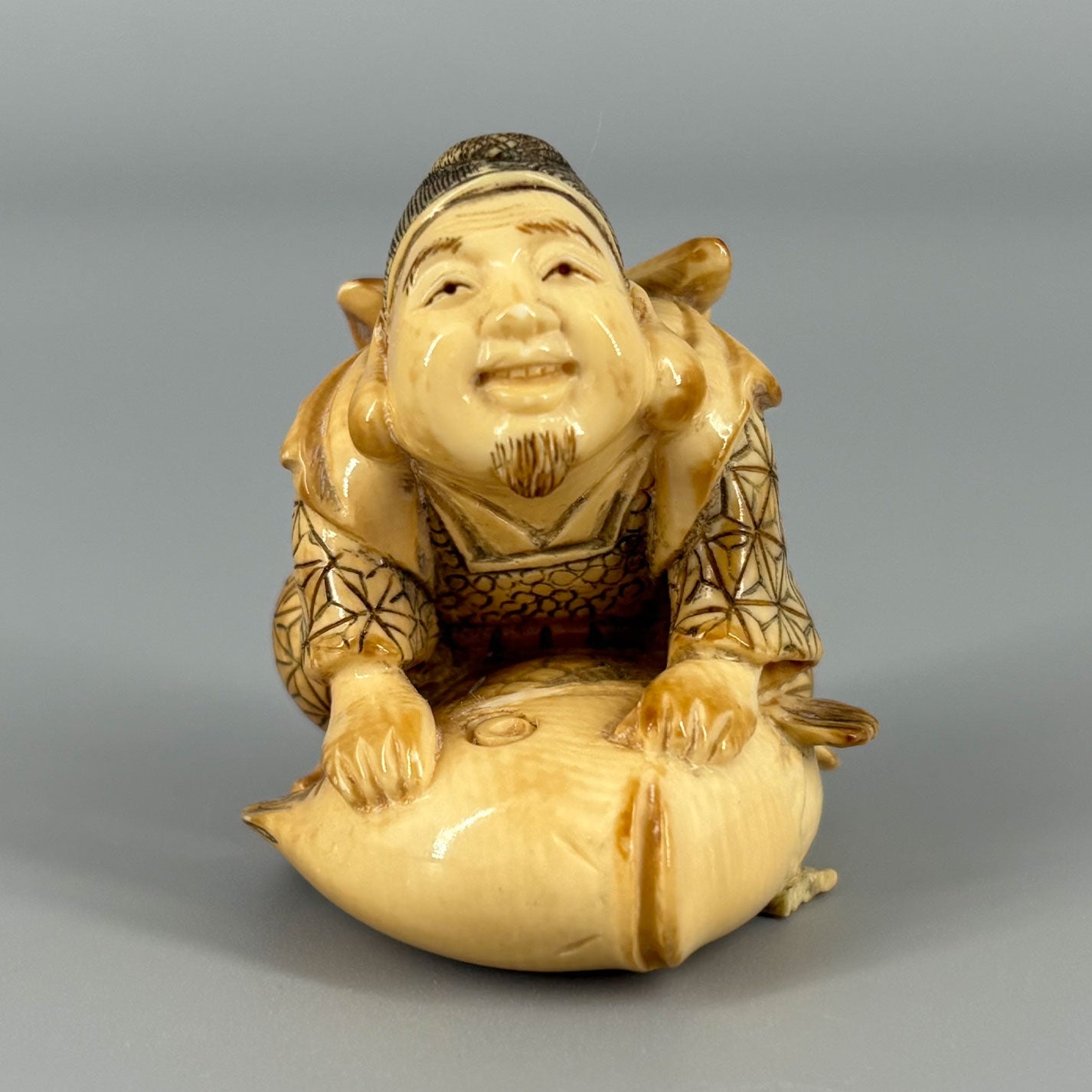 象牙恵比寿根付 – Uni-art Gallery