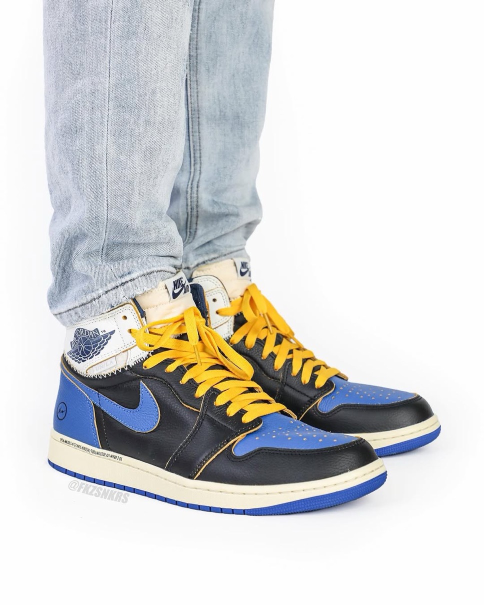 Fragment x UNION x Nike Air Jordan 1 Retro High OG SP “Black and