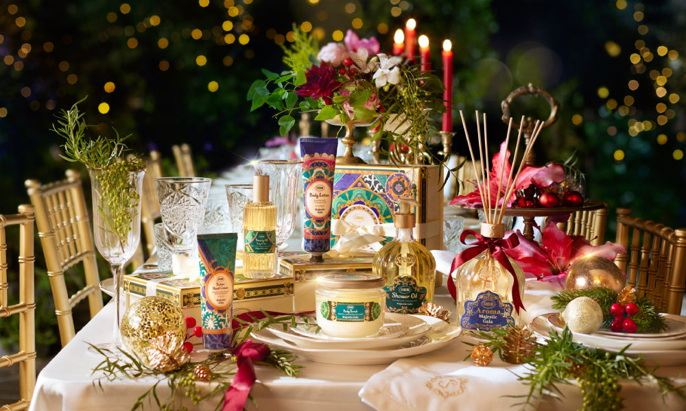 Sabon Majestic Gala Kit ? Shower Oil & Body Scrub – SABON