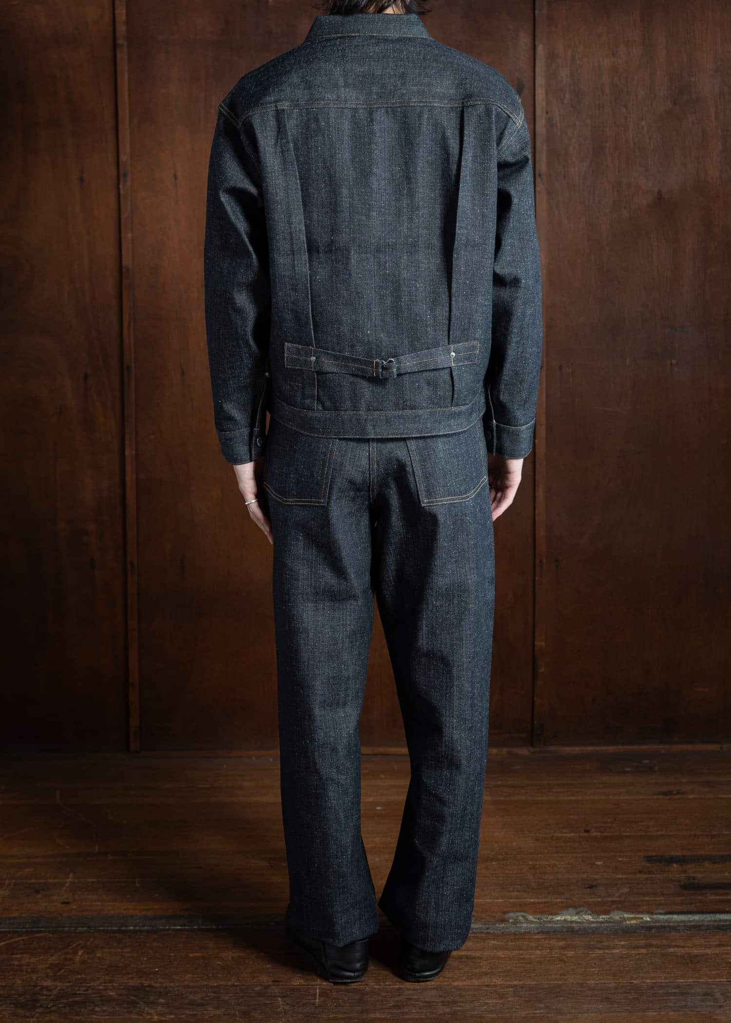 Taiga Takahashi Lot.704-Raw Indigo Denim Trousers 1920's Raw