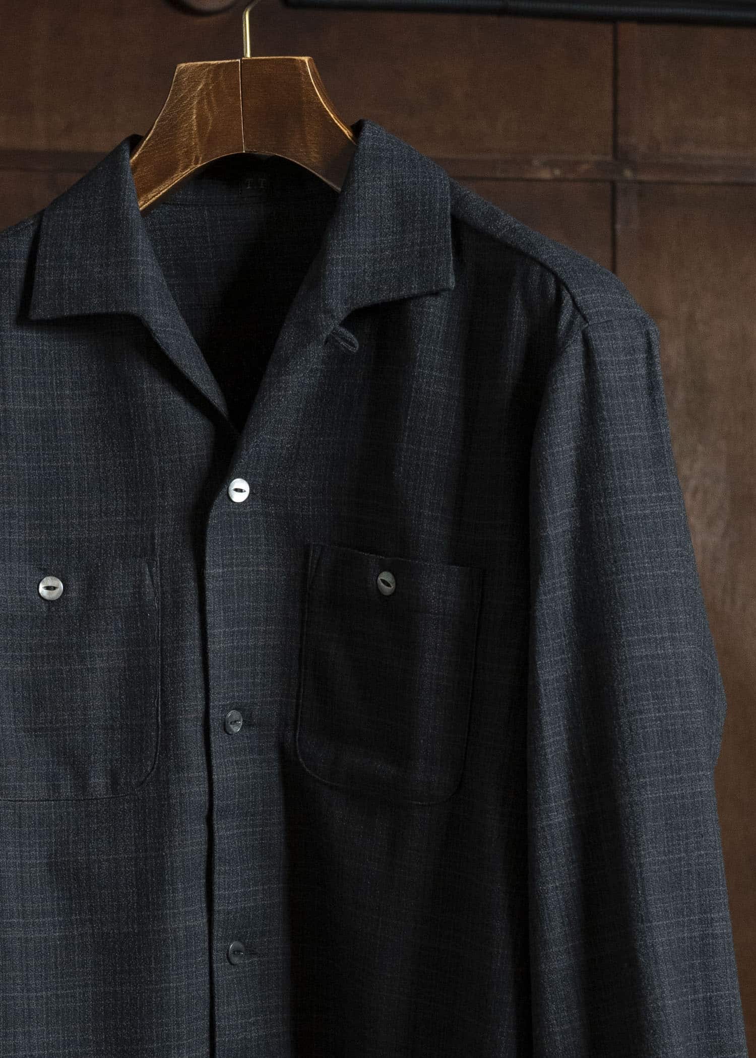 Taiga Takahashi Lot.102-Black Sir Guy Shirt Black – VISION OF FASHION