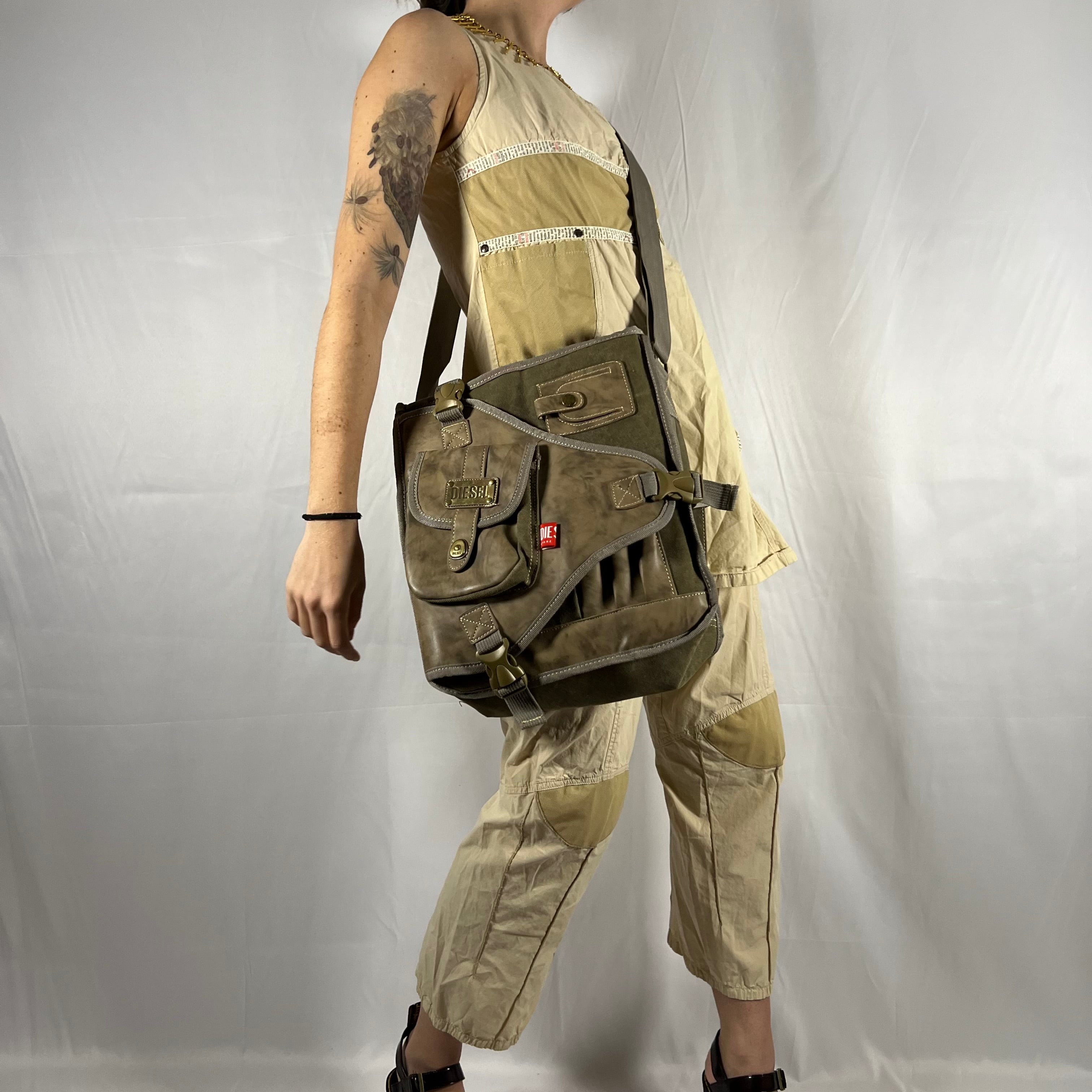 Y2K Rare Archive Diesel Bag Tactical Utility Gorpcore Cyber