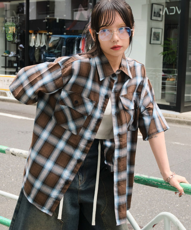 オンブレチェックシャツ（SS）｜WEGO（ウィゴー） – WEGO ONLINE STORE