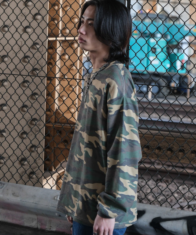 ワッフルパターンT（LS）【一部店舗限定】｜WEGO（ウィゴー） – WEGO