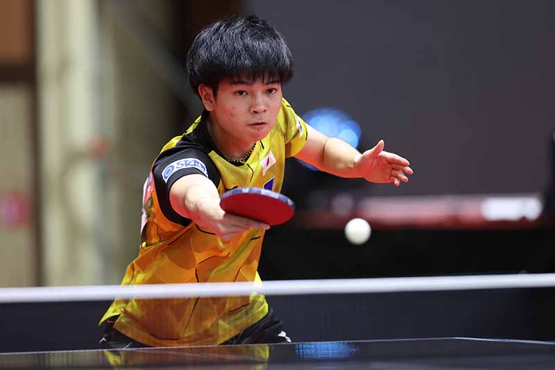 卓球】アジア選手権、男子シングルス2回戦で田中佑汰が王楚欽を撃破