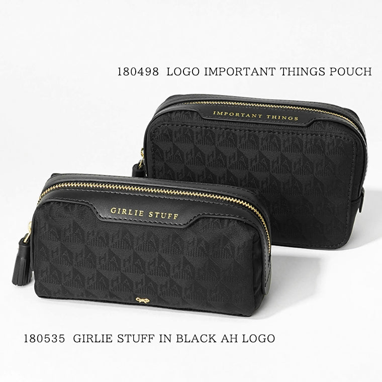 アニヤハインドマーチ ANYA HINDMARCH レディース ポーチ ブラック