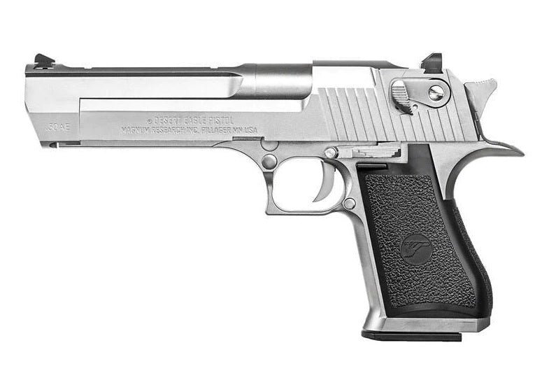 CYBERGUN (WE) Desert Eagle .50AE GBB Pistol Silver – 007 Airsoft Ltd.
