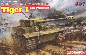 WW.II ドイツ重戦車 Pz.Kpfw.VI Ausf.E ティーガーI 後期生産型 w/ツェ