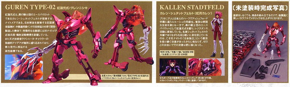 紅蓮弐式 ロイヤルコーティングVer. (プラモデル) - ホビーサーチ