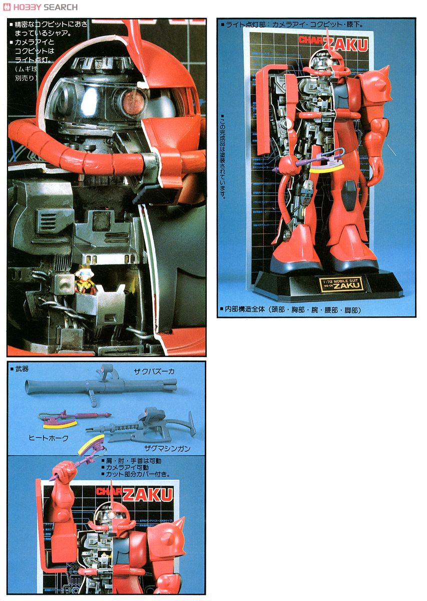 MS-06S シャア専用ザク (メカニック・モデル) (1/72) (ガンプラ