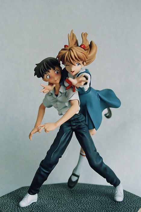 アスカとシンジ -心、重ねて- (ガレージキット) - ホビーサーチ フィギュア