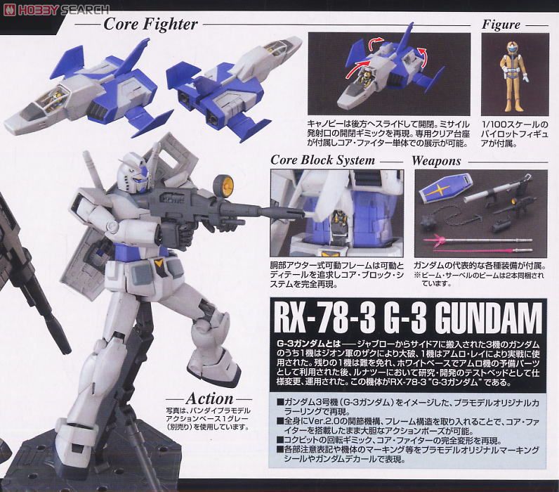 メ*ソ様 MG RX-78-3 GUNDAM Ver 2.0 ＋Gファイター MG 1/100 RX-78-3 G