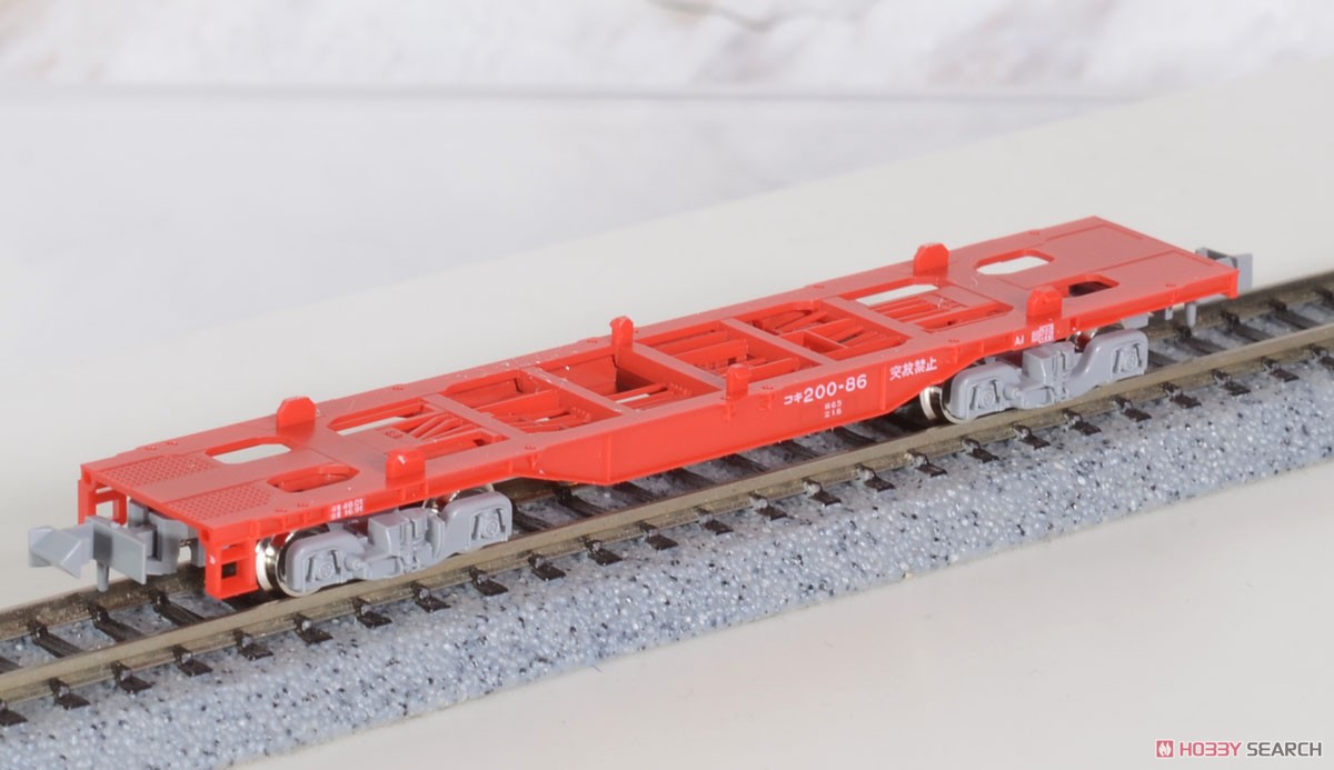 コキ200 (JRFマークなし) コンテナ無積載 2両セット (2両セット) (鉄道
