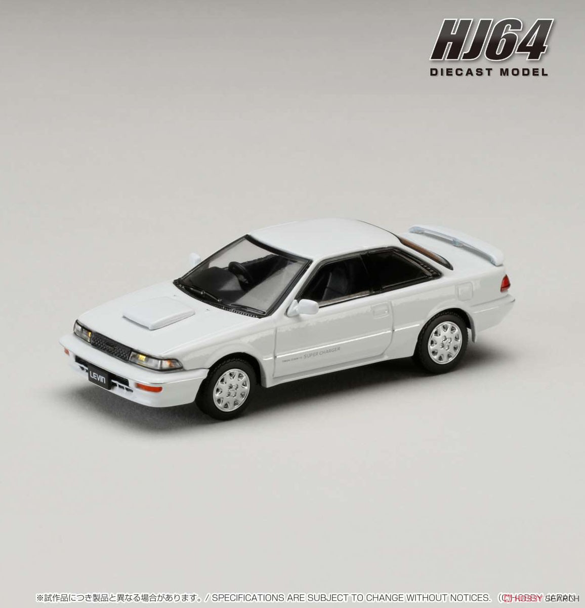 Toyota Corolla Levin GT-Z AE92 Super White II (Diecast Car