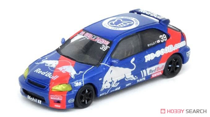 Honda シビック Type-R (EK9) `No Good Racing` `Red Bull` (ミニカー