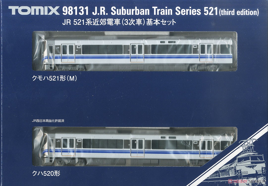 JR 521系近郊電車 (3次車) 基本セット (基本・2両セット) (鉄道模型