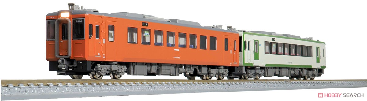 JR キハ110形 (只見線・首都圏色+224) 2両編成セット (動力付き) (2両